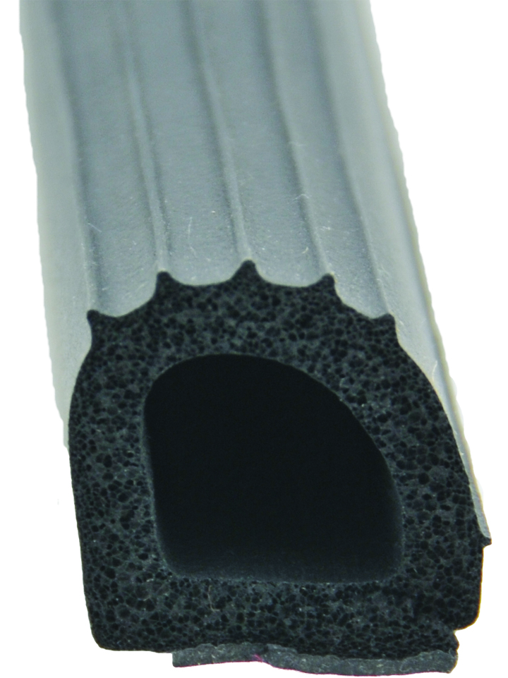 Foam D Seal w/Hats 5/8u201d x 5/8u201d x 50u2019