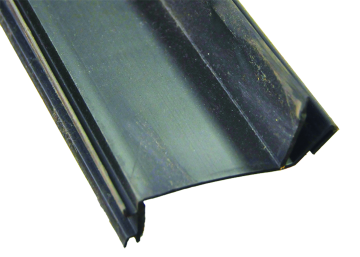 Bottom Pan Seal W/ 1.25 Wiper, Black - 2 X 3 X 14'