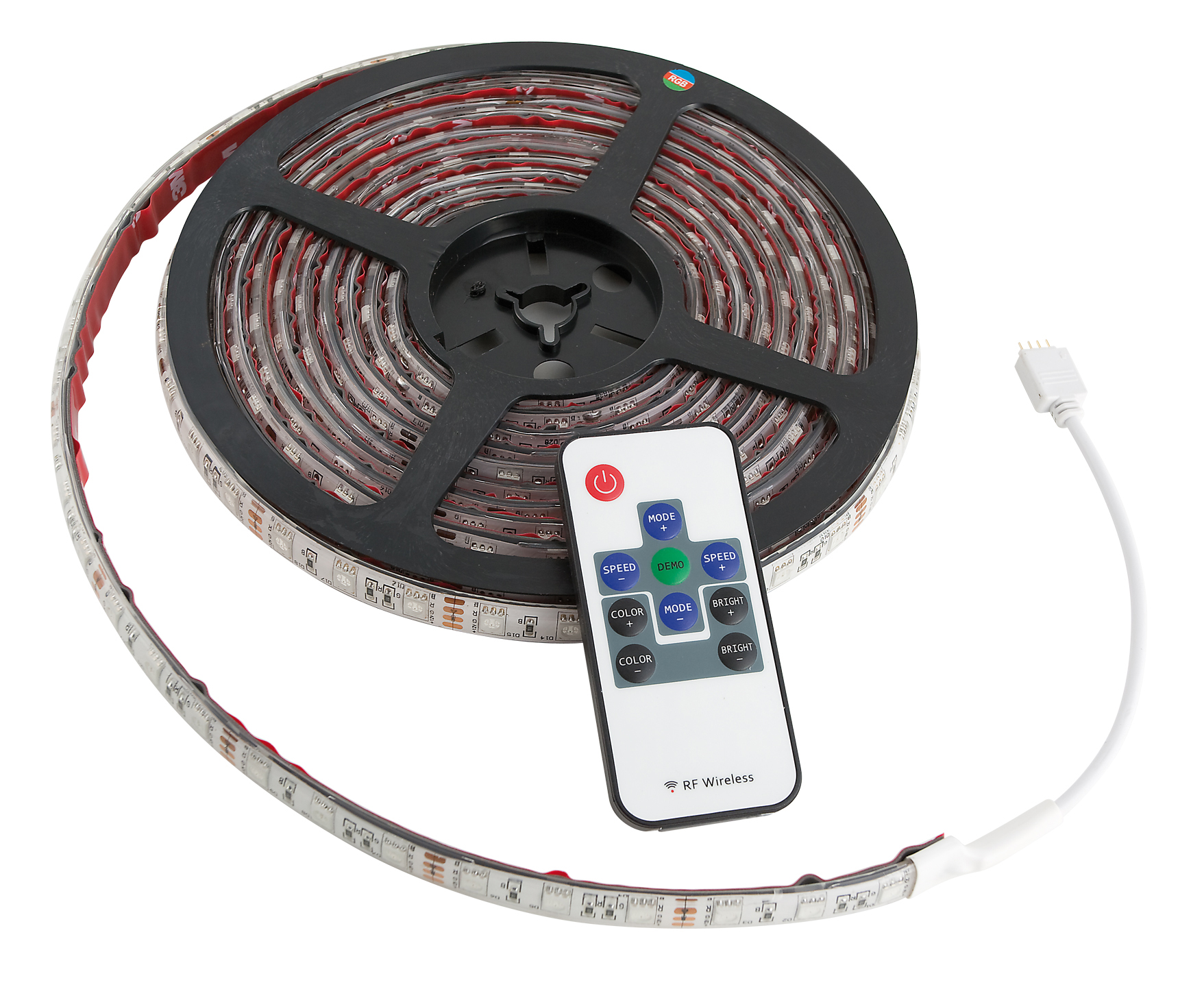 Red 3m Tape, 3mm Thickness, Rf Remote Control; 16' Long