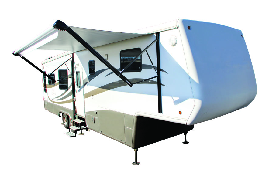 Awning Plain Drive Head Front Cover, White