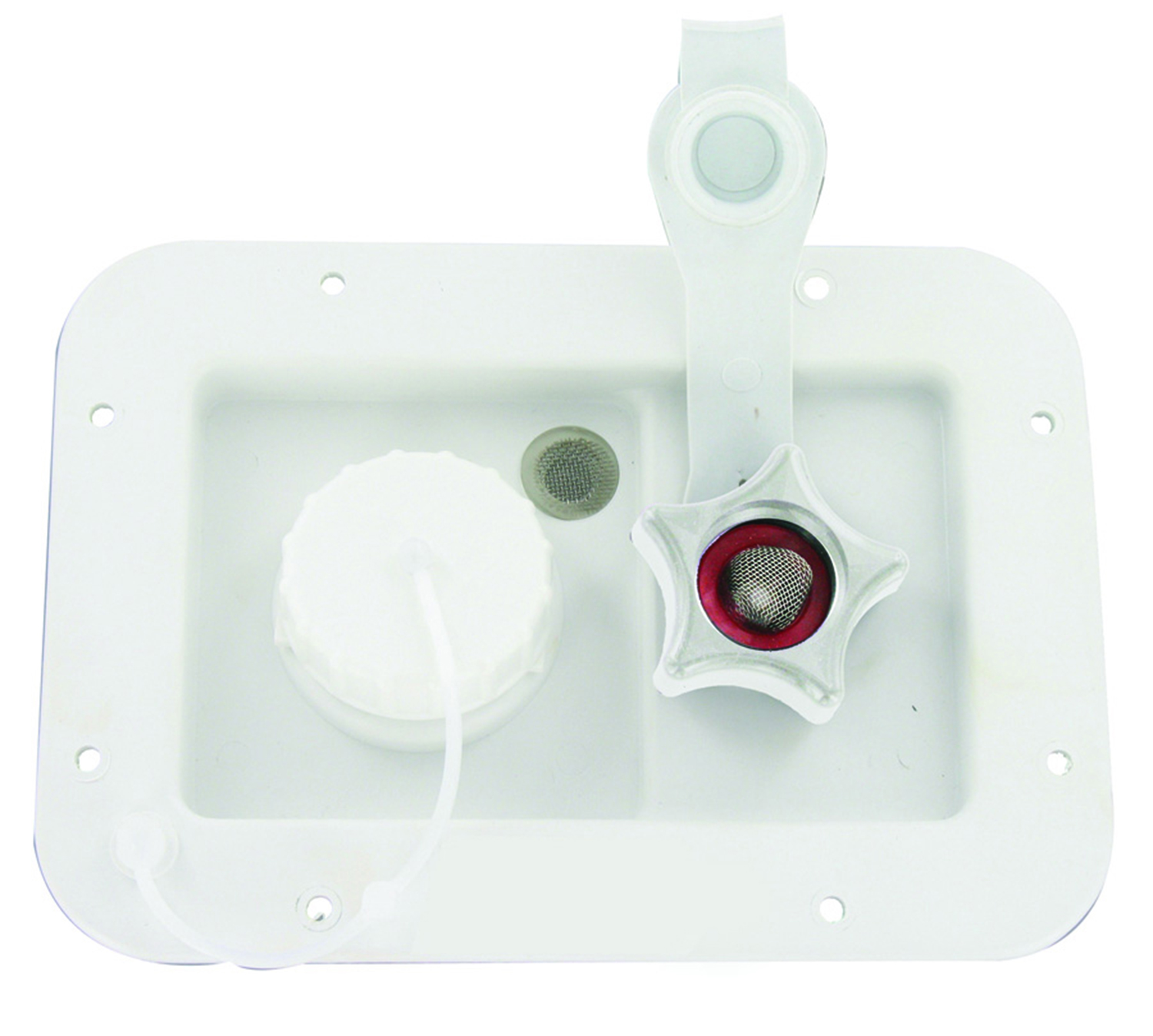 Gravity/city Water Inlet, White, Bulk