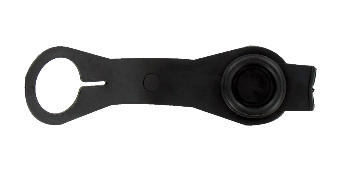 Water Inlet Plug, 3/4, With Strap, Black, Carded