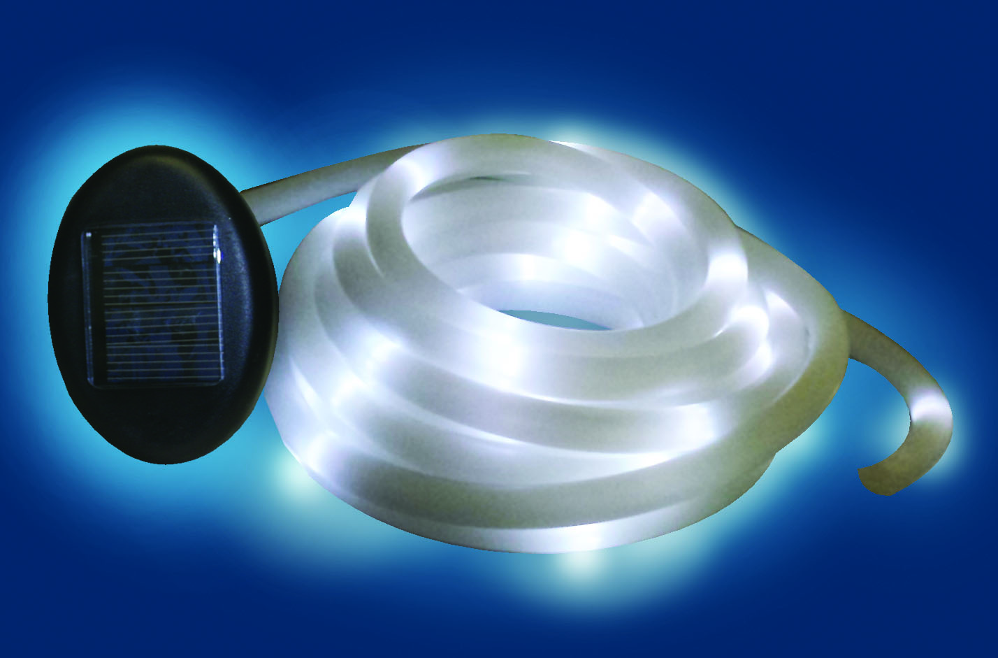Solar Rope Lights, 18', Clear, Boxed