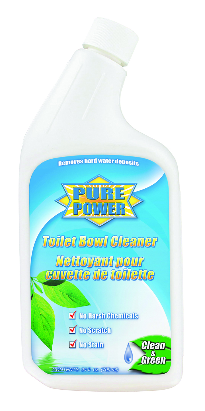 Toilet Bowl Cleaner, Pure Power, 24 Oz. Bottle