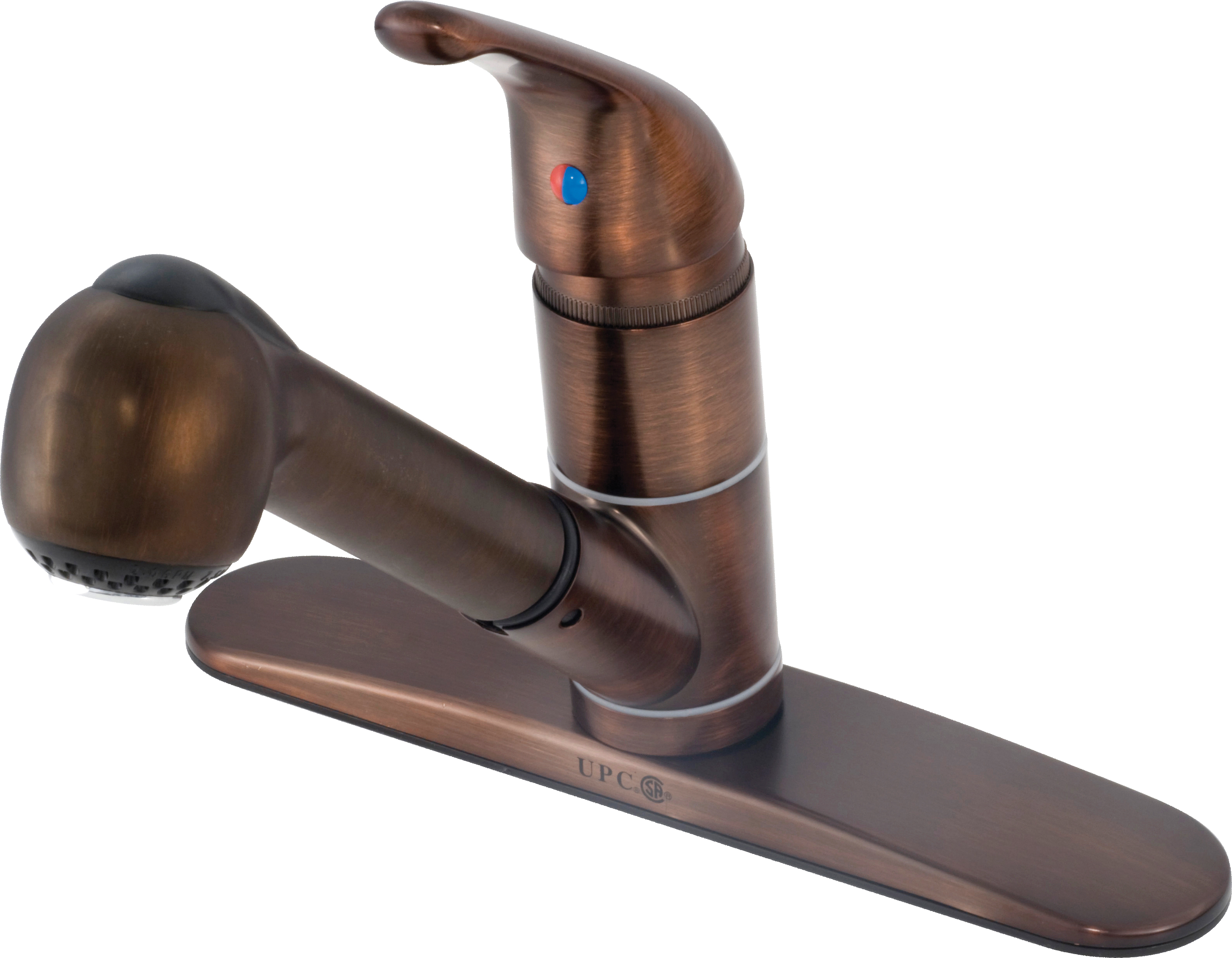 Single Lever Kitch Faucet W/ Pull-Out Spout, Oil Rubbed Bronze