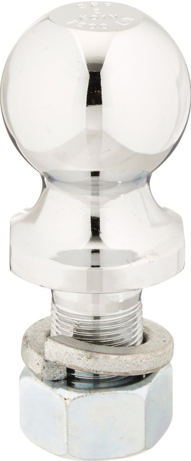 Hitch Ball, 2 X 1 X 2-1/8, 7,500 Lbs. Gtw Chrome