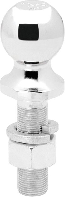 Hitch Ball, 2 X 1 X 3-3/8, 7,500 Lbs. Gtw Chrome