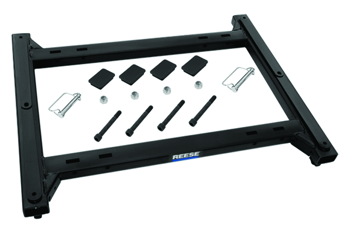 Rail Kit Mounting Adapter For Attaching Standard Fifth Wheel Hitches, Drop-In For Ram 2500 Hd/3500 Hd W/factory Installed Oe Rai