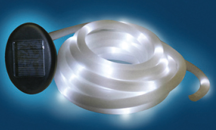 Solar Rope Lights W/traks 18', Boxed