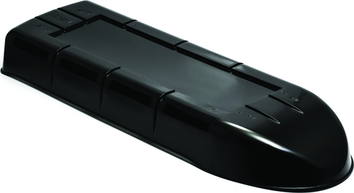 Refrigerator Vent Cover, Cover Only, Black