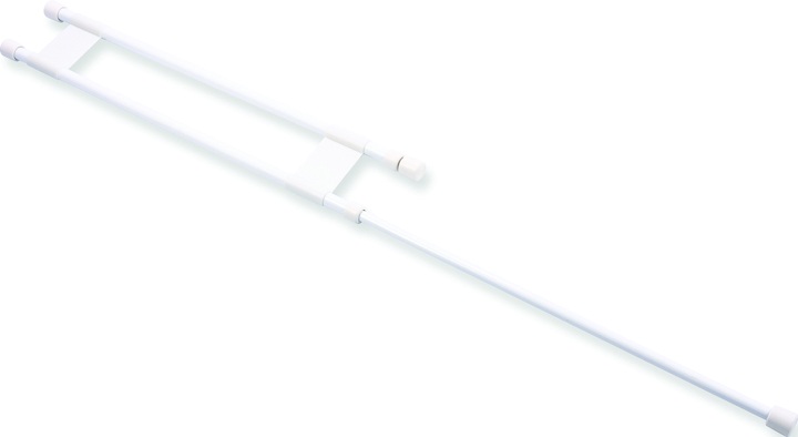 RV Refrigerator Double Bar Set - 19 To 34 White