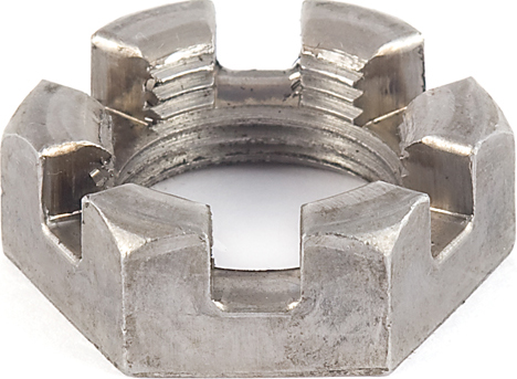 6 Slot Spindle Nut, 1-14 UNS