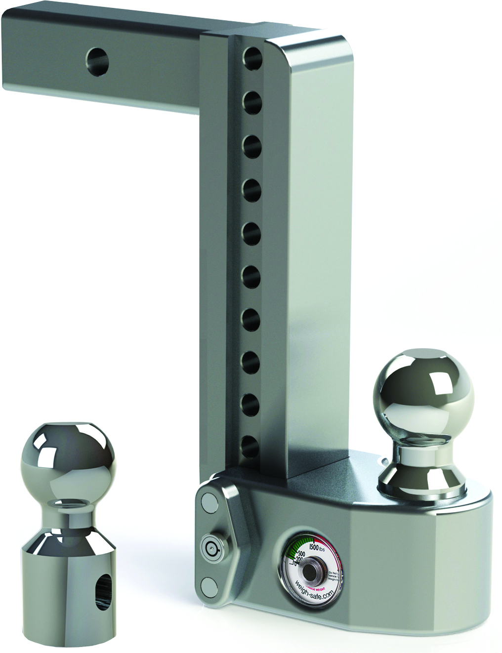 Weigh Safe 10in Drop Hitch W/ 2in Shank (8k/10k Gtwr)