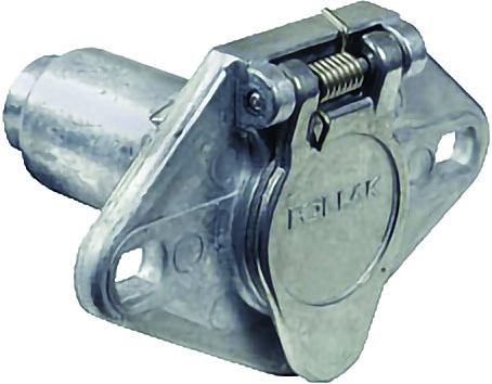 6-Way Connector Socket Covered Back, Packaged