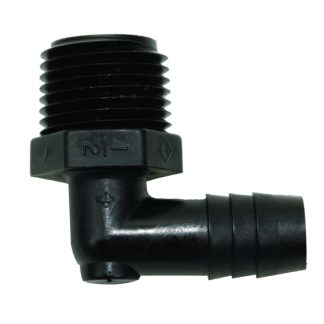 Elbow Male Adapter, 90u00b0 1/2 MPT X 1/2 Barb