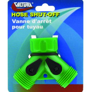 Hose Shut Off, Double, Plastic, Carded