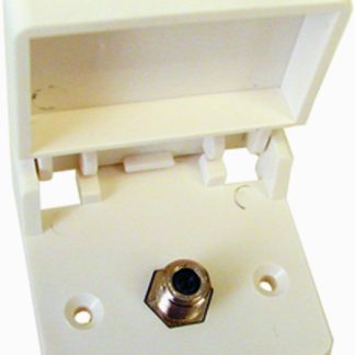 Exterior Coax Plate - White