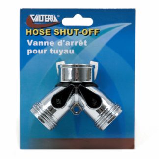 Hose Shut Off, Double, Metal, Carded