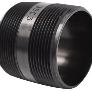 ABS Nipple, 3 X 3, Threaded On Both Ends