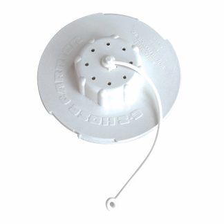 Cap And Strap For EZ Hose Carrier, White, Bulk