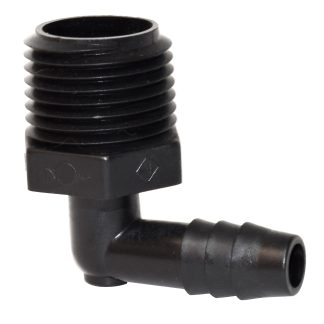 Elbow Male Adapter, 90u00b0 1/2 MPT X 3/8 Barb