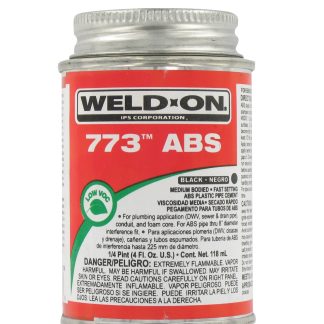 ABS Solvent Cement, 1/4 Pint, Bulk