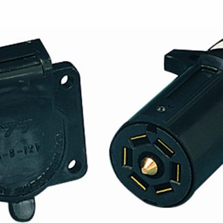 7-Way Plastic Connector, Trailer End