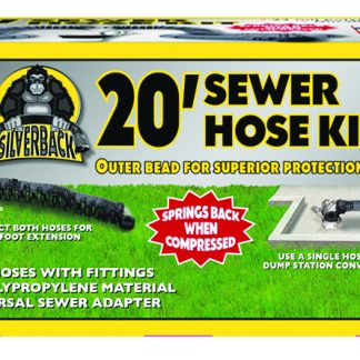 Silverback Sewer Hose Kit, 20', Boxed