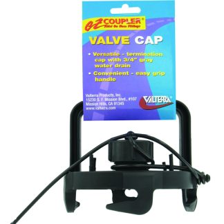 EZ Coupler Valve Cap, With Handle, Black, Carded