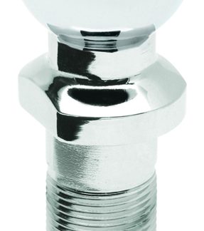 Replacement Part, Pintle Hook Replacement Ball, 2 X 1-1/4 Dia. Shank, 10,000 Lbs. Maximum Vl, Chrome