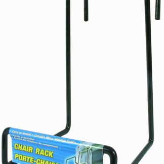 Chair Rack, Black, Hooks Over Ladder Style