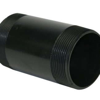 ABS Nipple, 3 X 6, Threaded On Both Ends