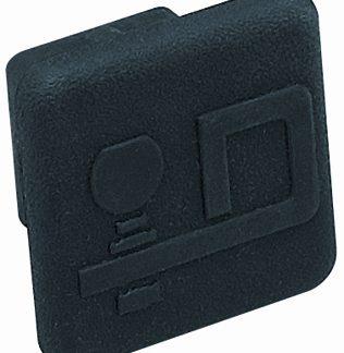 Rubber Economy Receiver Tube Cover W/d Logo For 1-1/4 Sq. Receivers