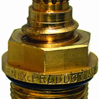 Compression Stem For Phoenix/streamway, Fits Hot & Cold Hdls, Brass, Carded