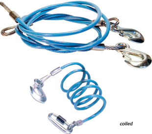 Cable, Coiled 6000lb W/1 Hook