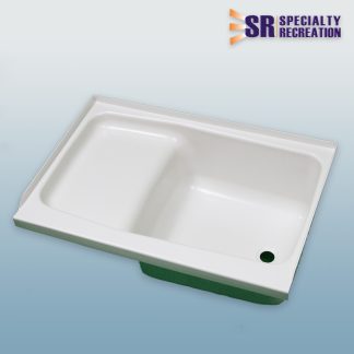 Step Tub 24x36 - White - Right Drain