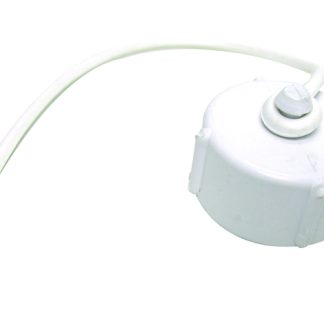 Hose Cap, 3/4, With Strap, White, Bulk