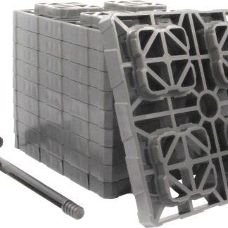 Fas Ten Xl Leveling Blocks W/ T-Handle, 2x2, Gray