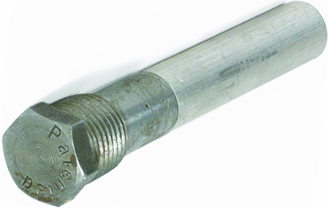Anode Rod - Alum 3/4-14 Npt X 9-1/2 L X 0.625 Od (suburbmorflo) (bulk)