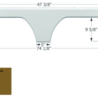 Travel Supreme Tandem Fender Skirt Fs1808