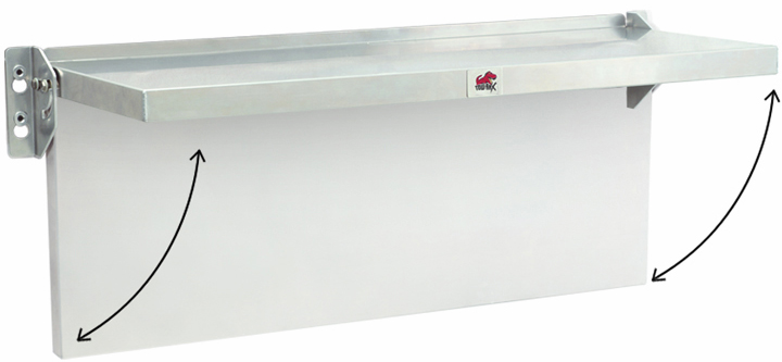 45" Folding Alum. Table