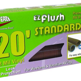 EZ Flush Std. Drain Hose, 20', Bronze, Boxed