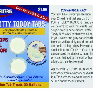 Potty Toddy Tabs - 2/card