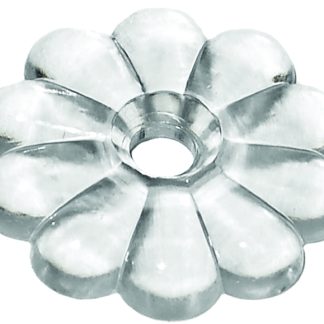 Rosette Washers - Clear With #6 Screws