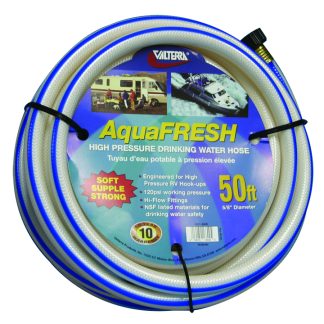 Drinking Water Hose, 5/8 X 50', White
