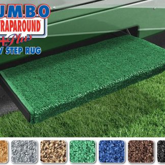 Jumbo Wraparound+plus RV Step Rug (23 Wide) - Green