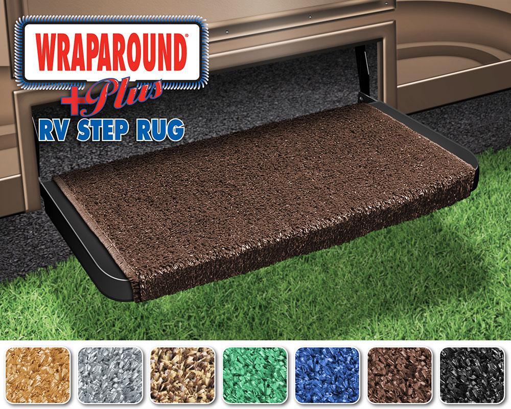 Wraparound+plus RV Step Rug (20 Wide) - Espresso