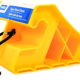 Super Wheel Chock With Rope, Yellow