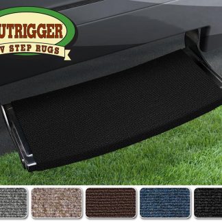 Outrigger Radius Xt RV Step Rug (22u201d Wide) Black Onyx