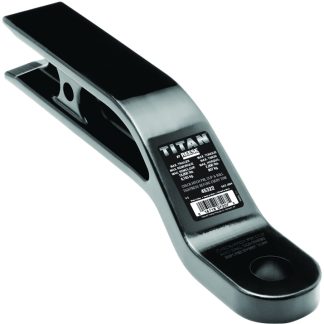 Ball Mount, 2-1/2 Sq. Solid Shank, 18,000 Lbs. Gtw/2000 Lbs. Tw, 1-1/4 Ball Hole, 10 Length, 1-1/2 Rise, 3 Drop, Black